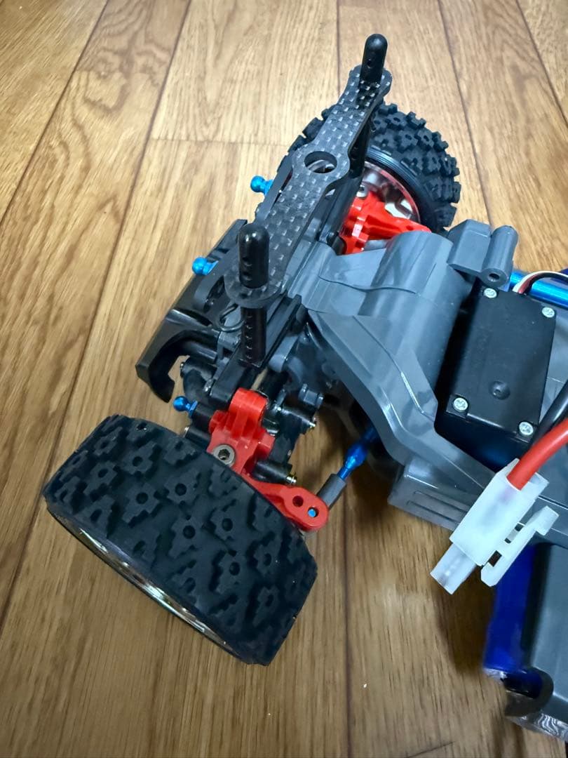 タミヤラジコン1/10 MF-01Xシャーシフルセット　ほぼフルオプション組立済