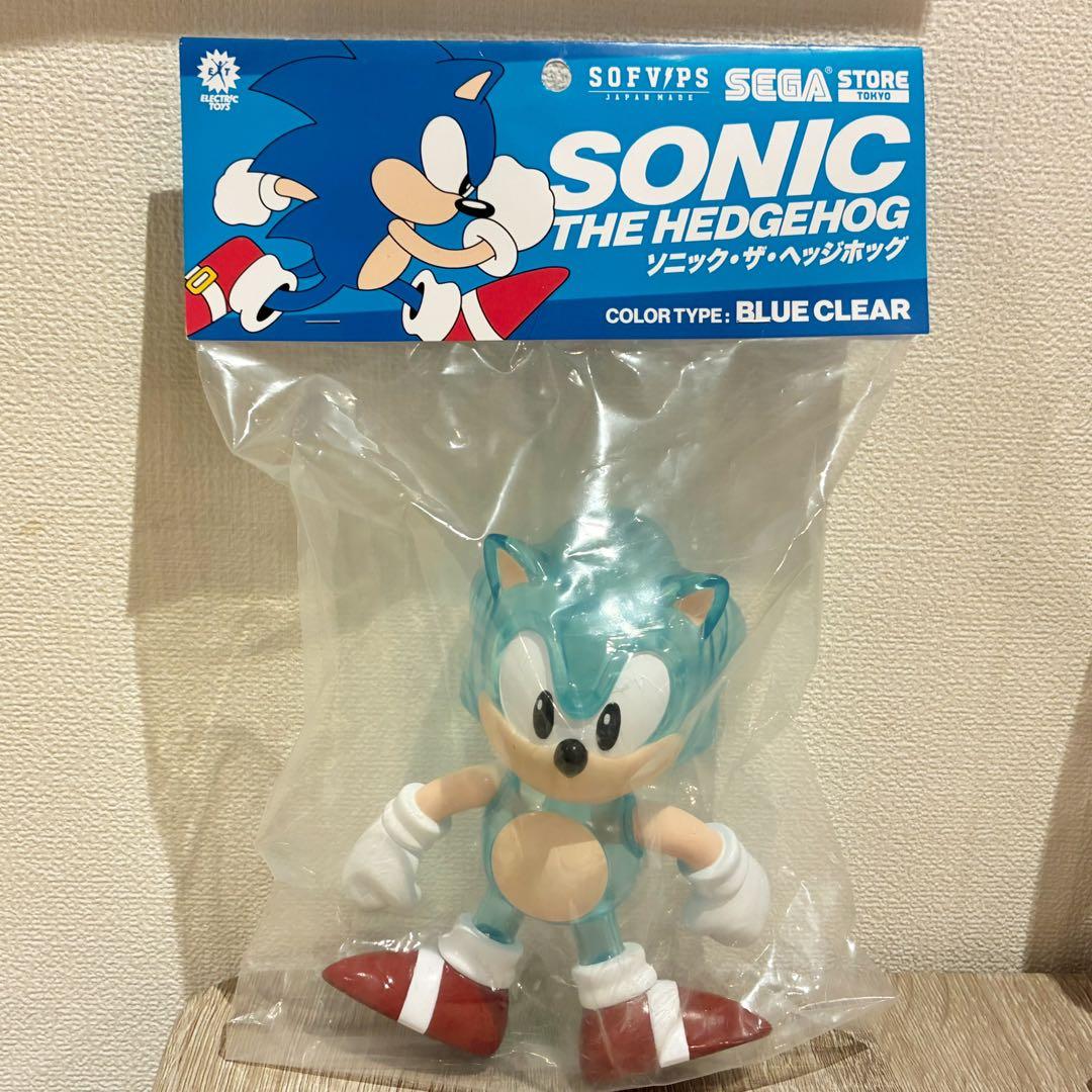 SOFVIPS ソニックザヘッジホッグ ブルークリア ソフビ フィギュア 新品
