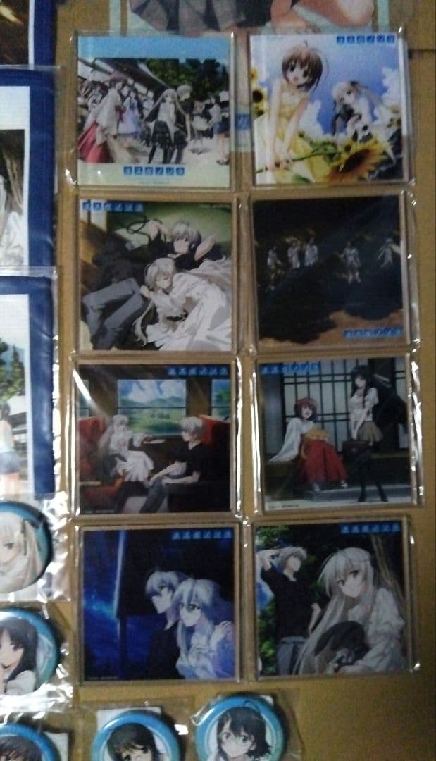 DMMスクラッチ ヨスガノソラ 缶バッジ コースター 28点セット