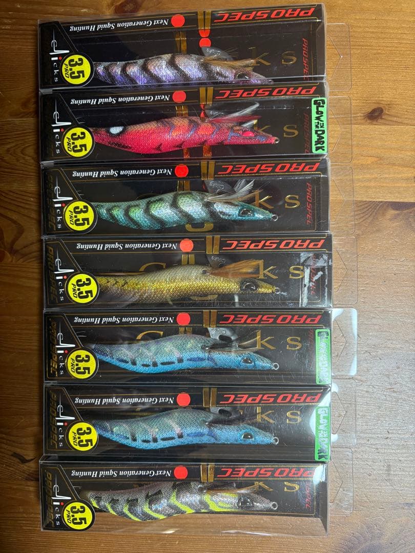 プロスペック 3.5号 エギ 7個セット CRONO エギ クリックス プロスペック 3.25寸 05.スギピンク【ゆう