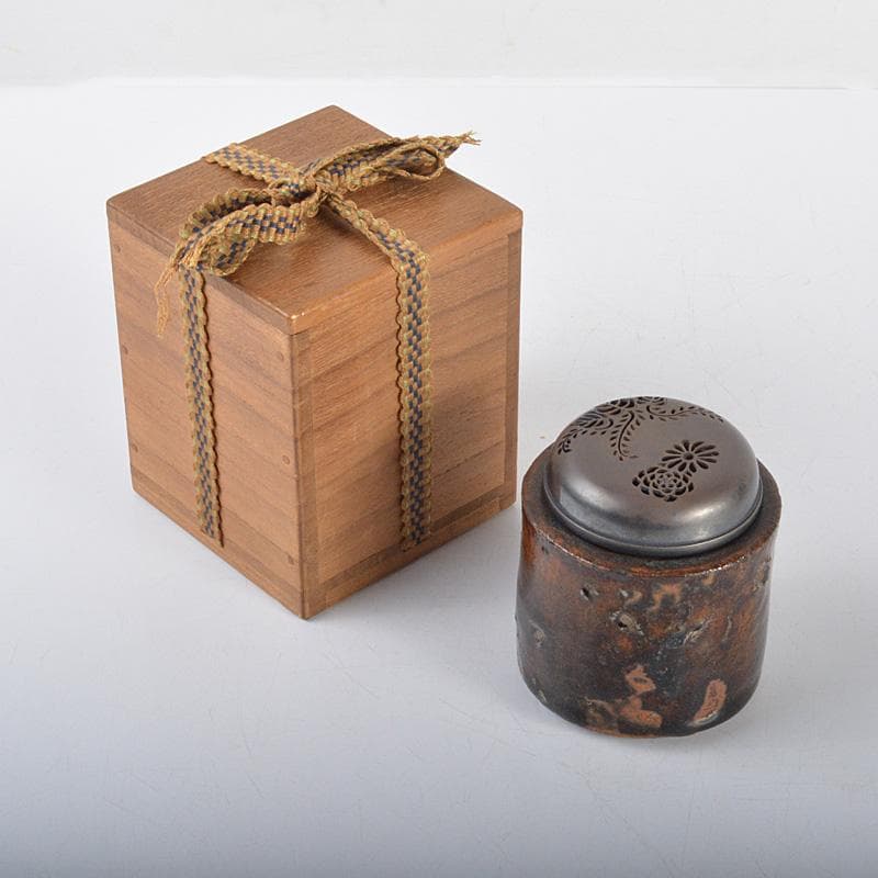 teru 茶道具　瀬戸焼　古瀬戸　香炉　銀火屋　時代箱　M　R4280 teru 様専用茶道具 瀬戸焼 古瀬戸 香炉 銀火屋 時代箱 M R4280 - メルカリ