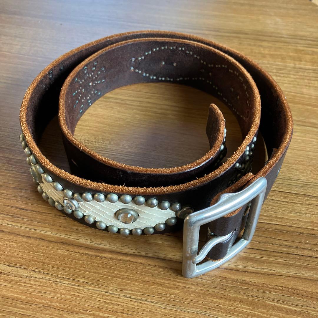 HTC スタッズベルト　ブラウン HTC【スタッズベルト】 | LARGE LAB TOWN