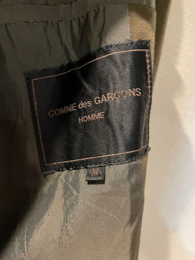 88aw 実寸XL GARCONS homme ウールギャバ バルマカンコート - メルカリ