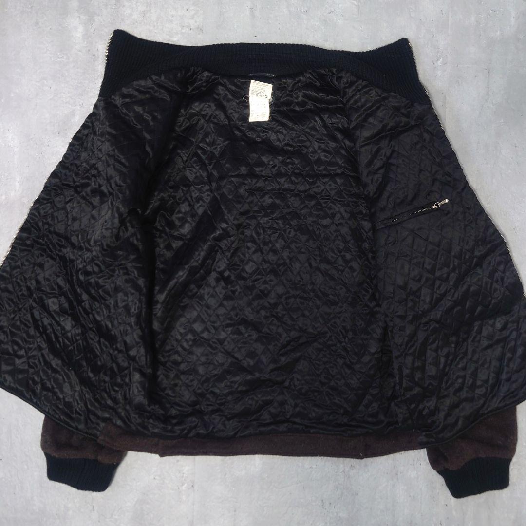 名作】アニエスベーオム ウール モヘヤ ジップブルゾン 八の字 riri