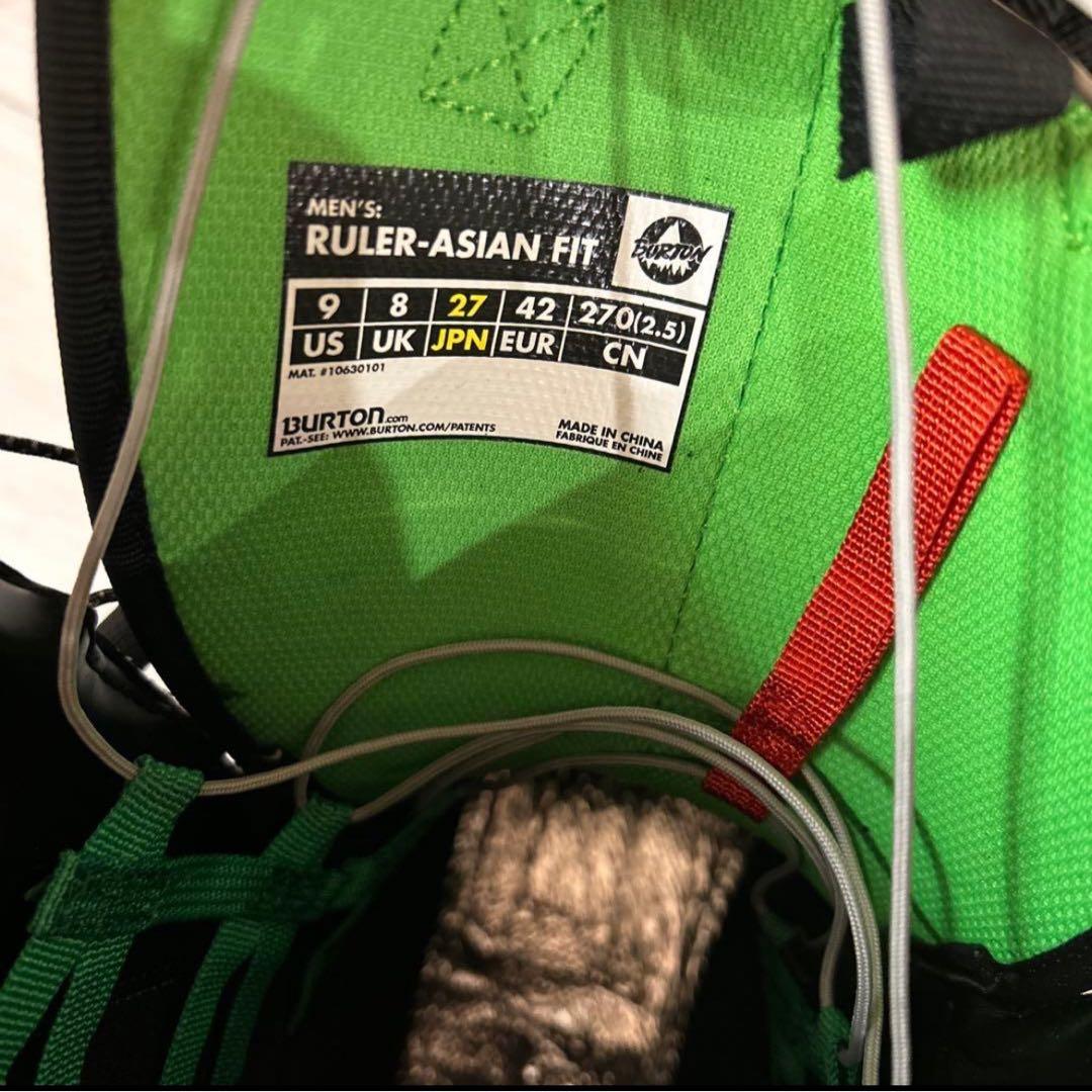 【美品】Burton スノーボードブーツ RULER ルーラー 27.0cm