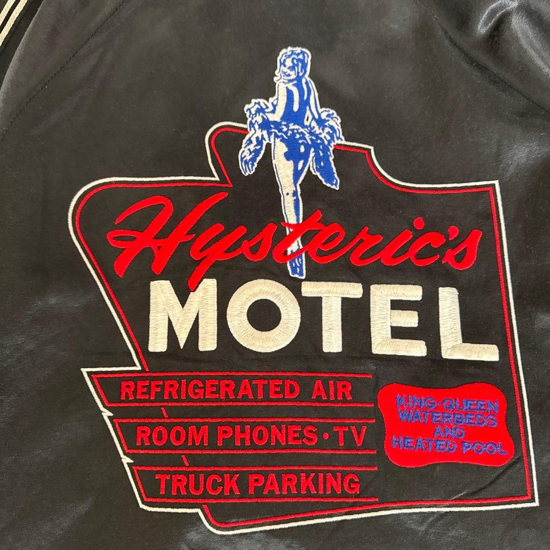 ✨希少✨ ヒステリックグラマー 両面刺繍ロゴ サテンジャケット М