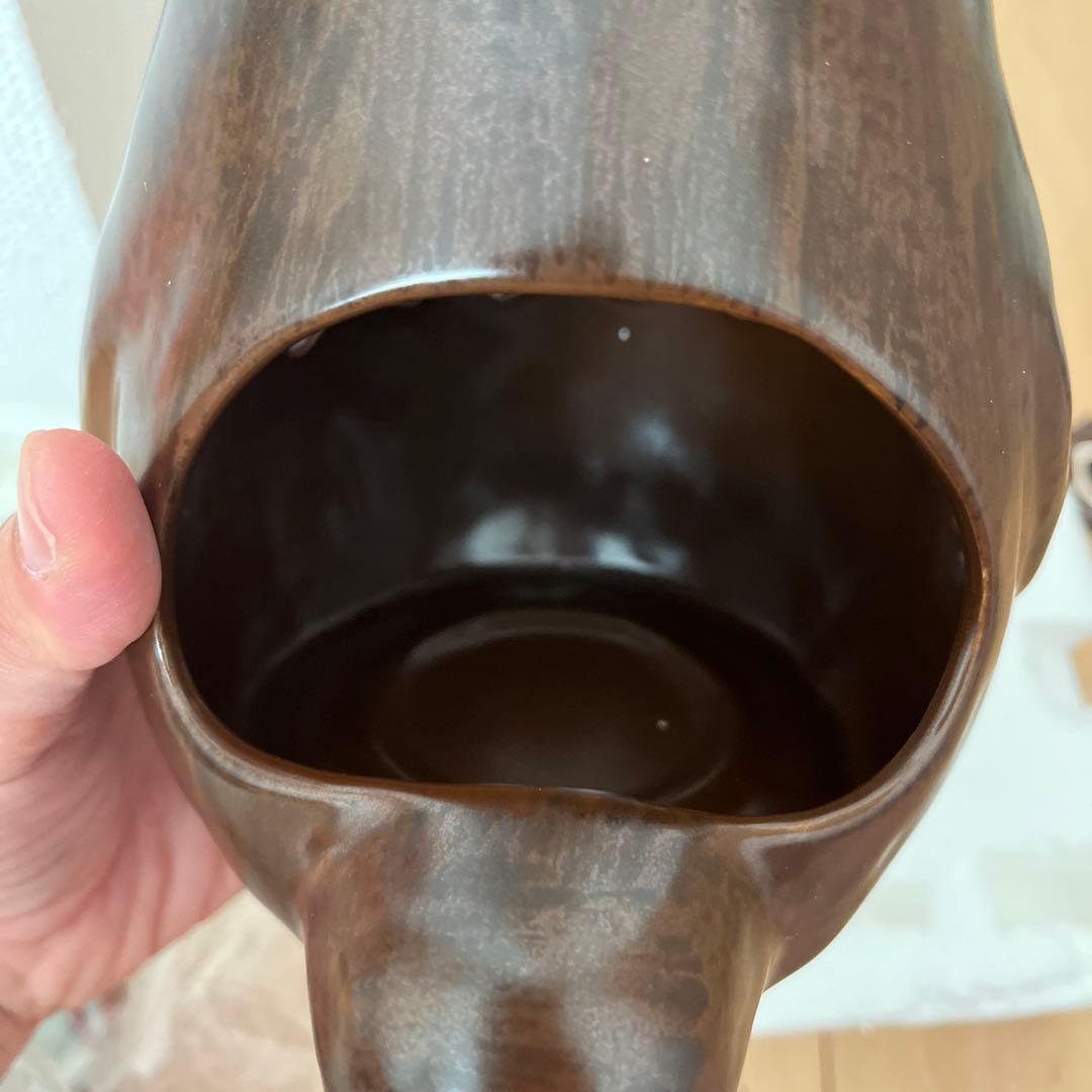 【新品】となりのトトロ　お香ポット　陶器製