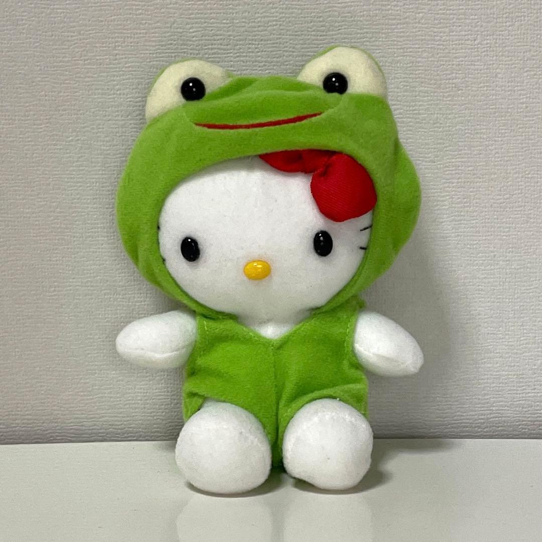レア！着ぐるみキティちゃんぬいぐるみ⭐︎カエル - メルカリ
