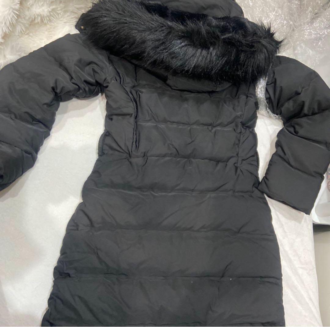 ZARA ザラ ロングダウンコート ファー付き XS(日本サイズS) - メルカリ