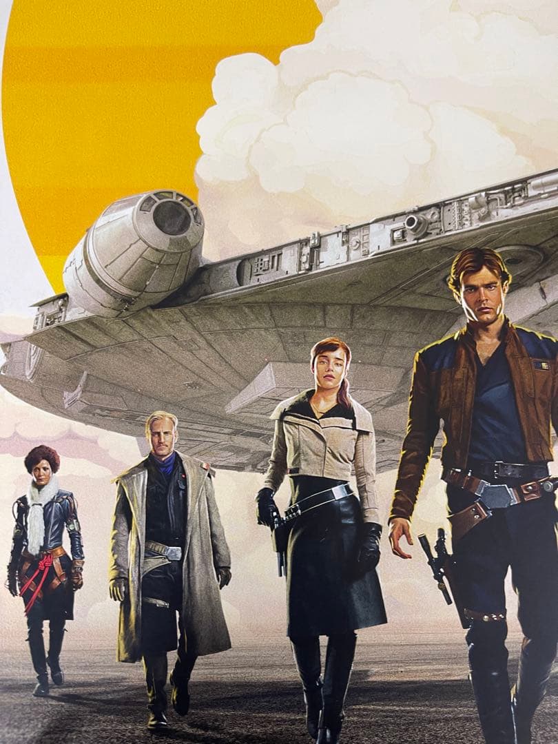 枚数限定*映画館用片面印刷ポスターUS版: ハンソロ スターウォーズ