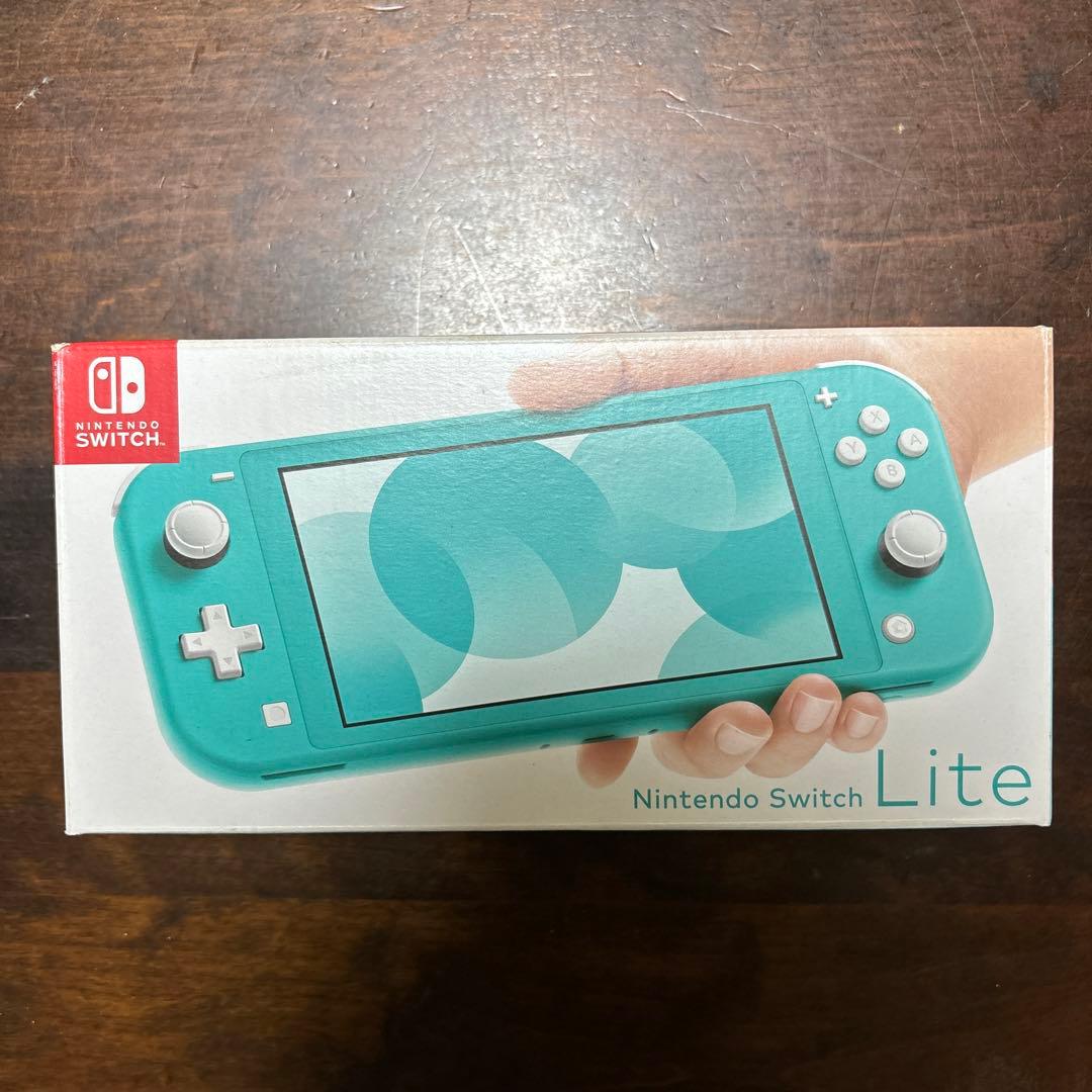Nintendo Switch Lite ターコイズ 中古美品 SDカード付き-カード類