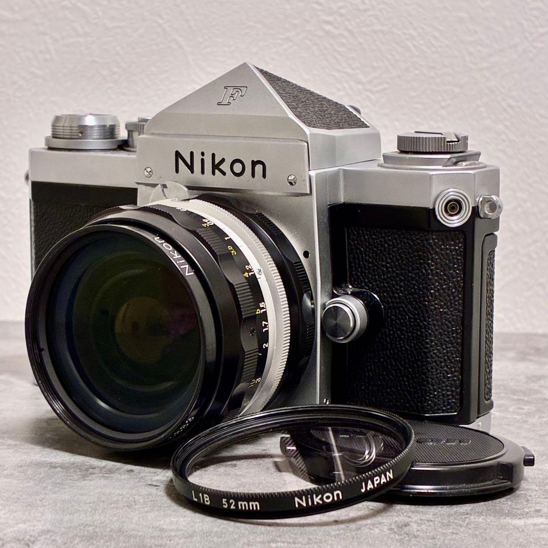 Nikon F 中期 ボディ + Auto Nikkor 28mm F3.5 Nikon Nikkor-H Auto 28mm F3.5 – ねりま中古カメラきつね堂