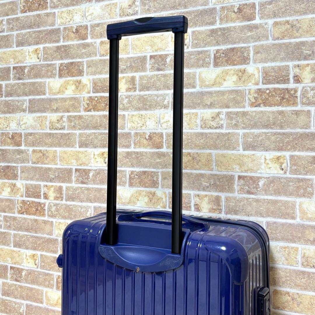美品】 リモワ サルサ キャリーケース スーツケース2輪 60L ネイビー