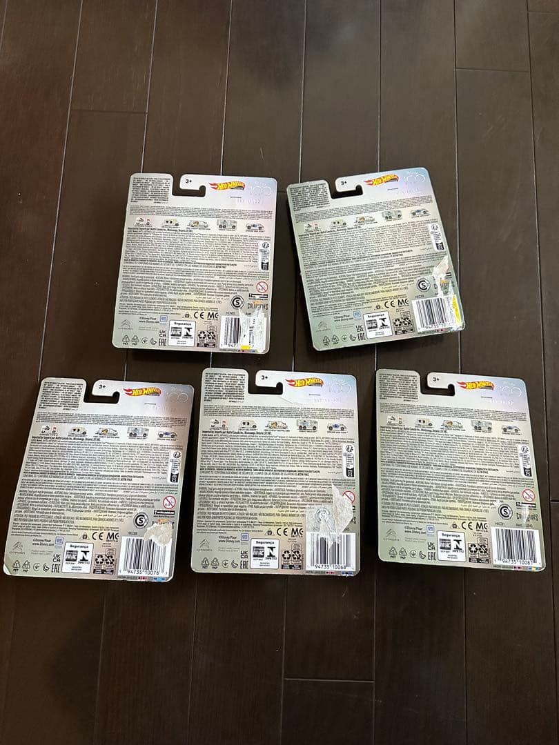 ホットウィール ディズニー100周年記念　5個セット