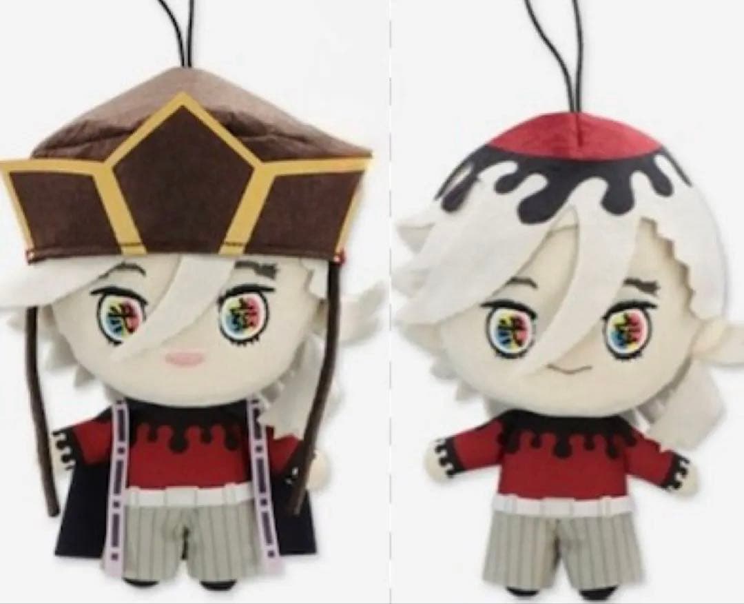 鬼滅の刃 童磨 ぬいぐるみ ラウンドワン マスコット 2種セット - メルカリ