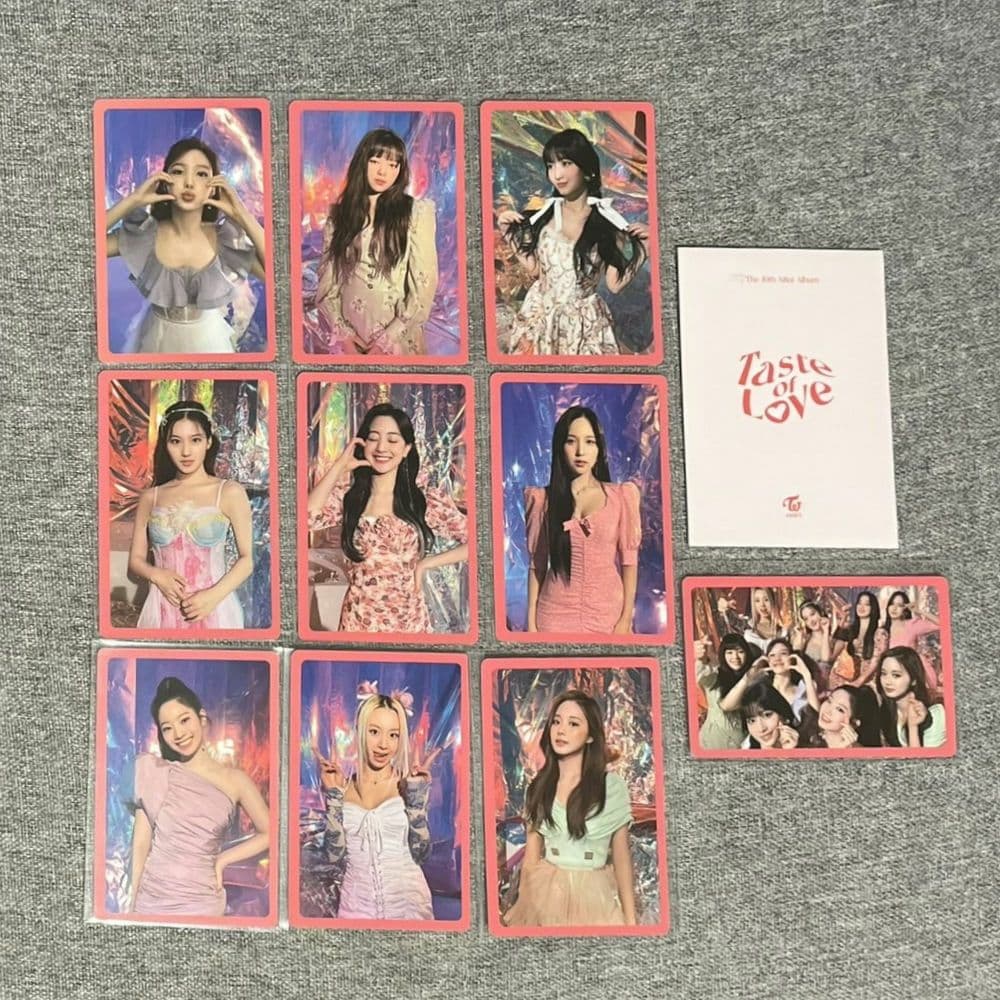 TWICE Taste of love 特典トレカ - メルカリ
