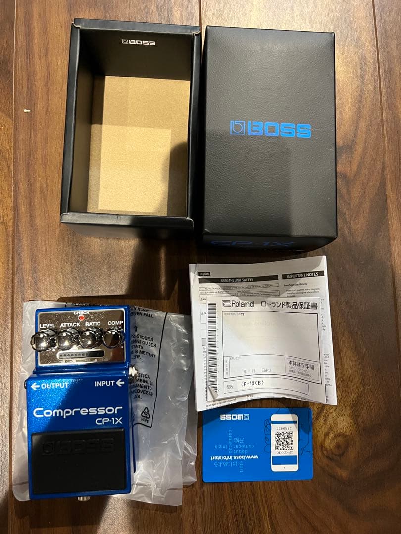 BOSS CP-1X Compressor（通電確認のみ・新品同様・付属品完備）