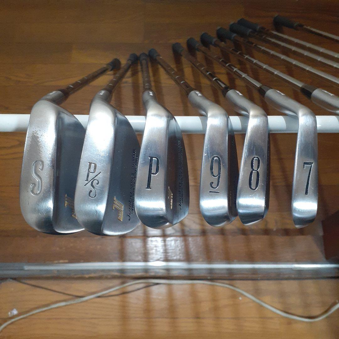 名器 尾崎将司 jumbo MTN Ⅲプロモデルアイアンセット2鉄付き11本