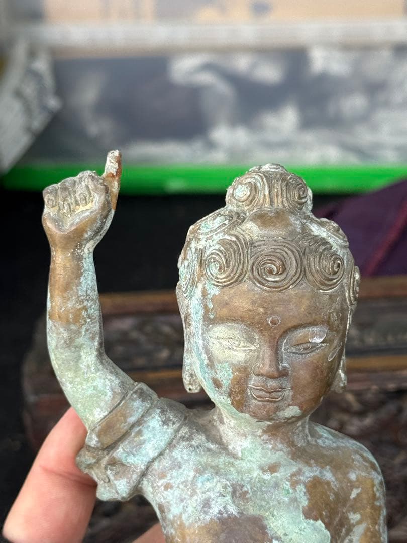 リサイクルFORTへフォロー‼️唐物買取‼️青銅製‼️誕生仏‼️ - メルカリ