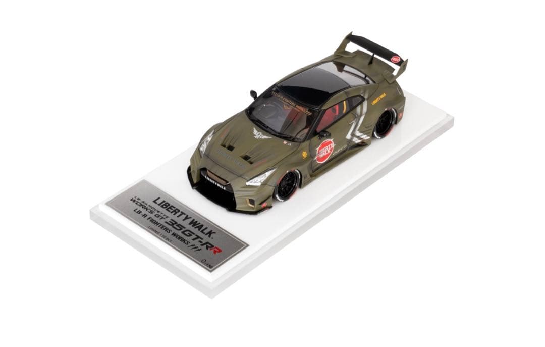 LIBERTY WALK NISSAN GT-R ミニカー 1/43