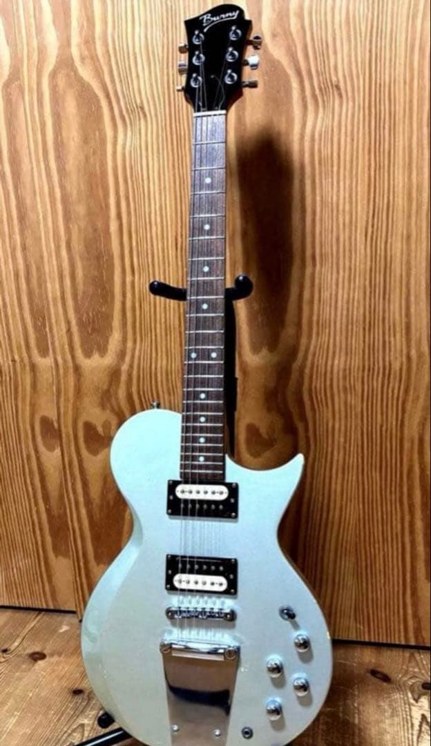 【1点物 カスタムテールピース付】Burny レスポールタイプ