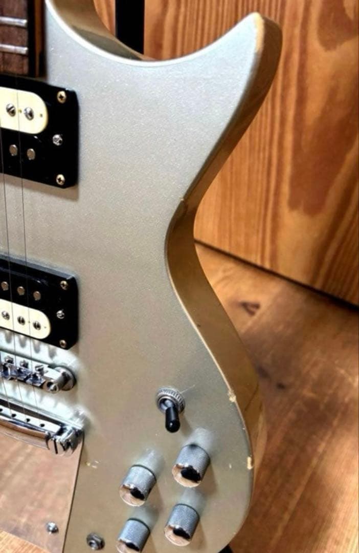 【1点物 カスタムテールピース付】Burny レスポールタイプ