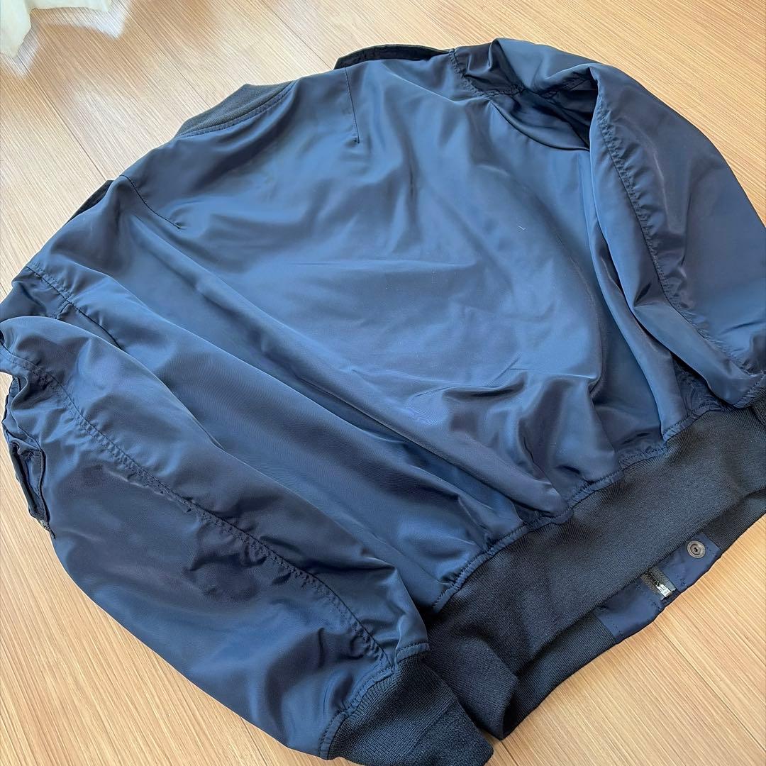 ⭐️ ヒューストン L-2A フライトジャケット 紺 ミリタリー ボンバー