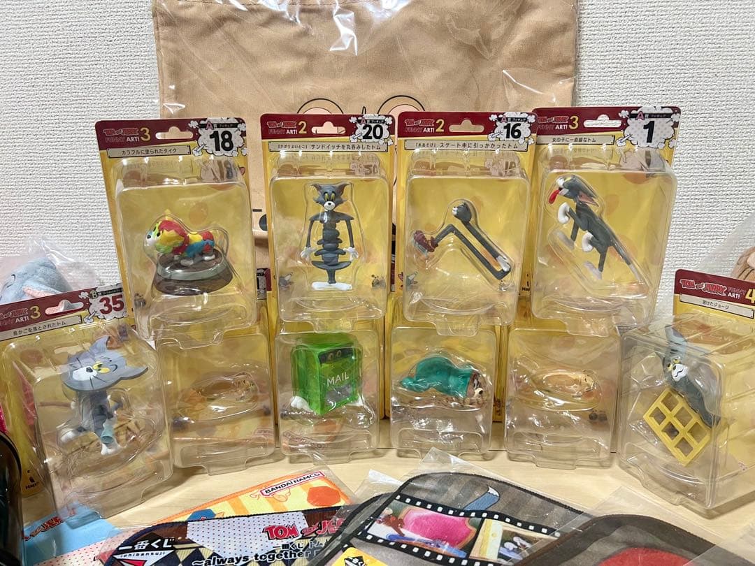 Happyくじ ハッピーくじ トムとジェリー　フィギュア　ラストワン賞ぬいぐるみ