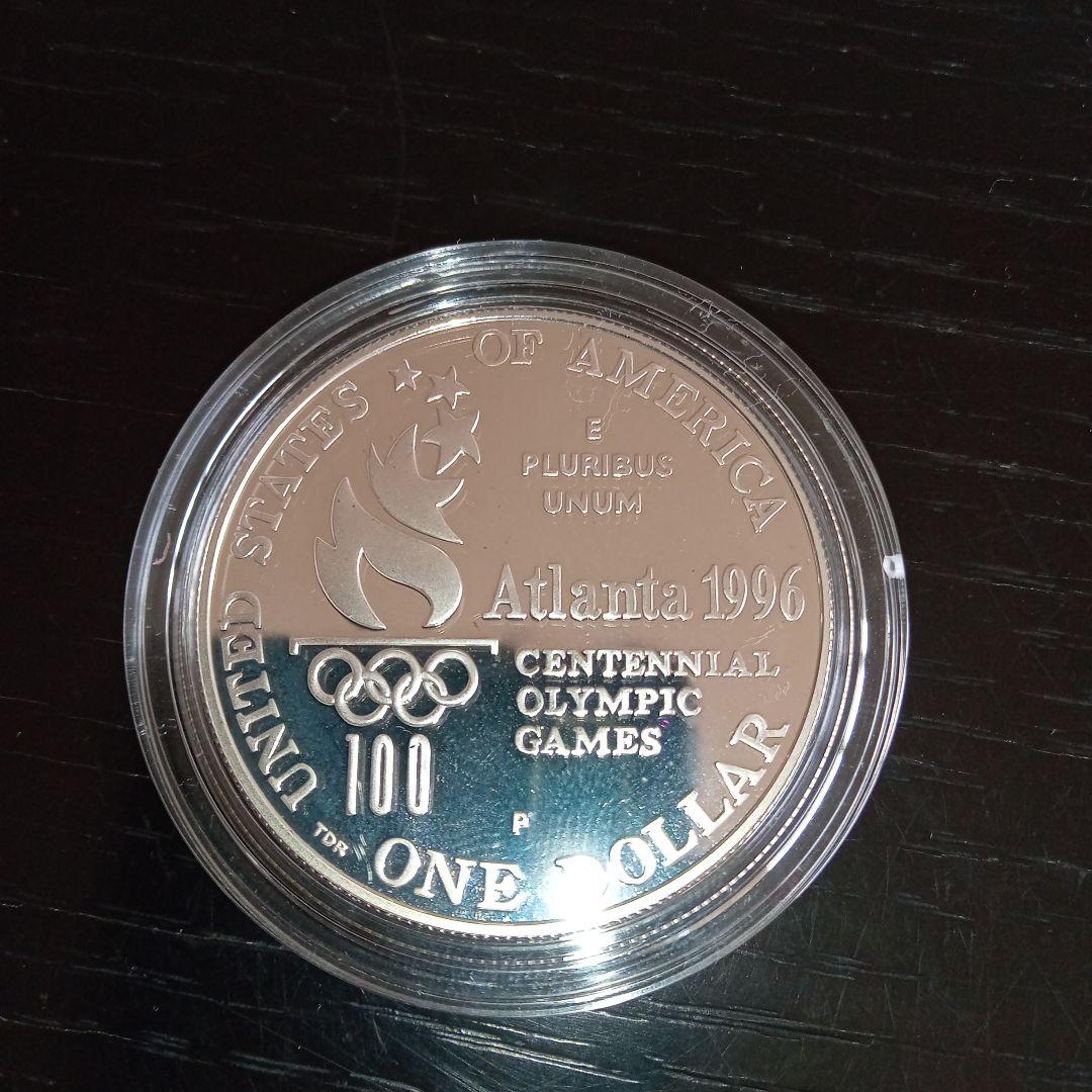 1996年アトランタオリンピック コインセット 金貨、銀貨、銅貨4枚