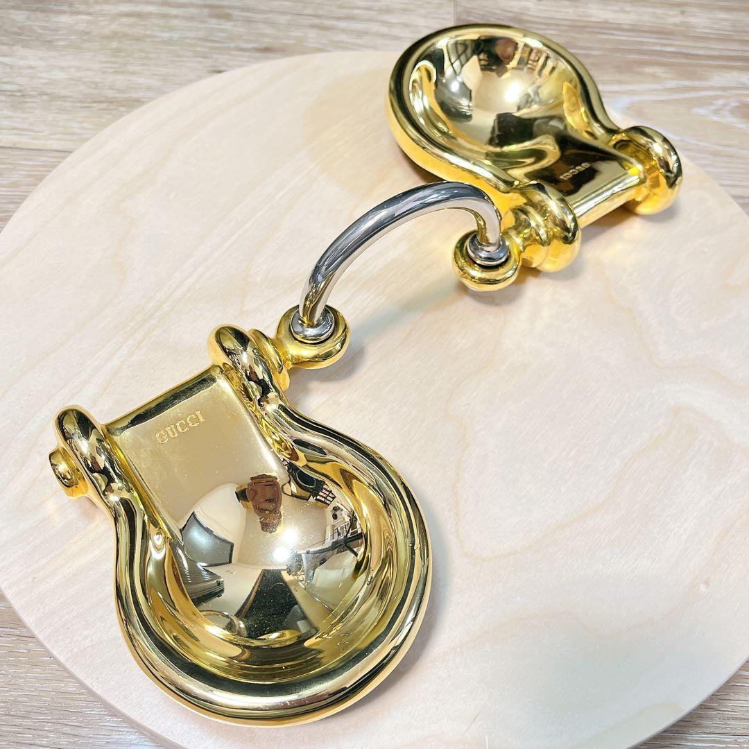 グッチ ヴィンテージ バレット トレイ ゴールド - メルカリ