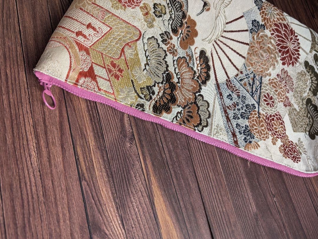 帯地リメイク ノートPCケース