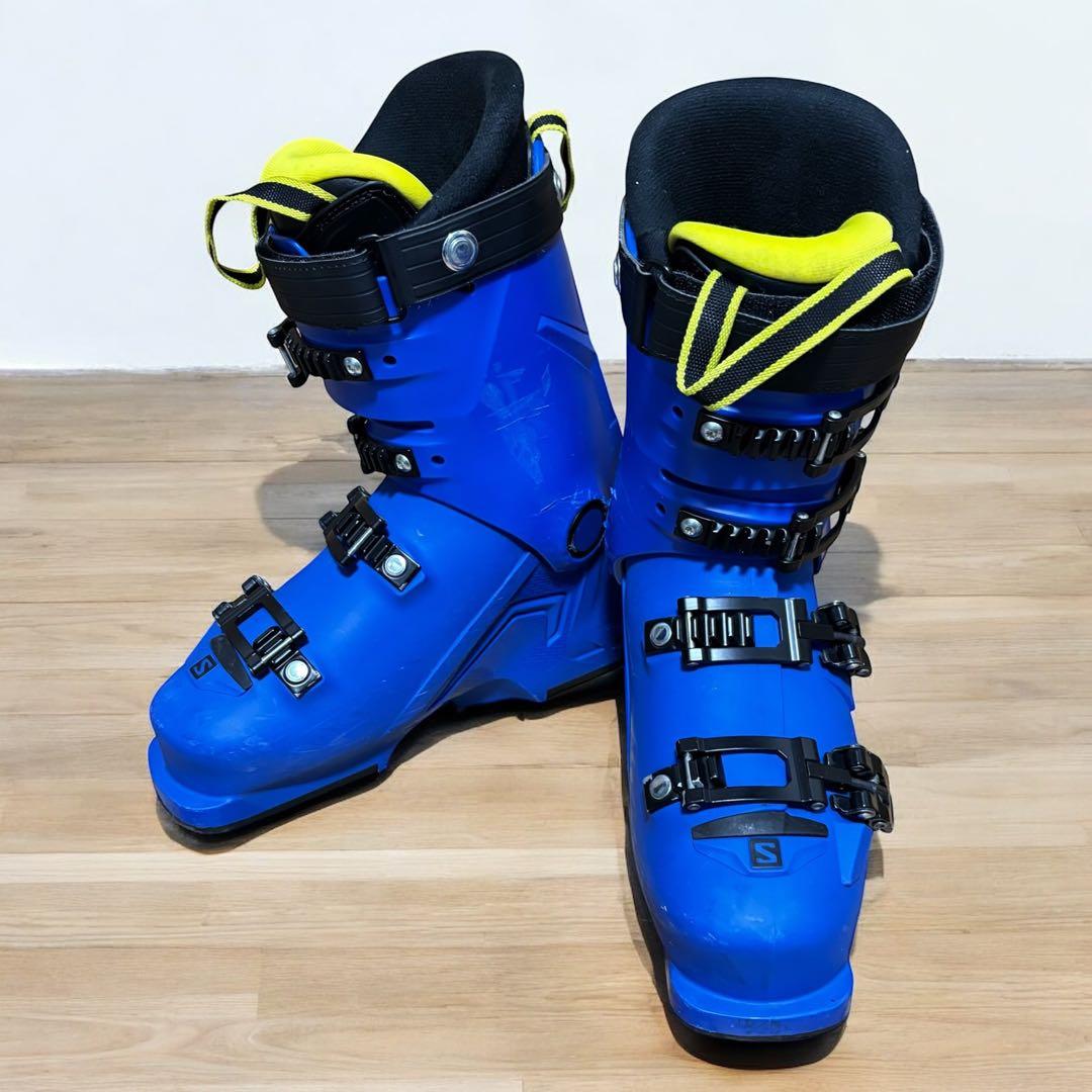 良品✨サロモン S/RACE65 22.5cm ジュニア上位モデル スキーブーツ