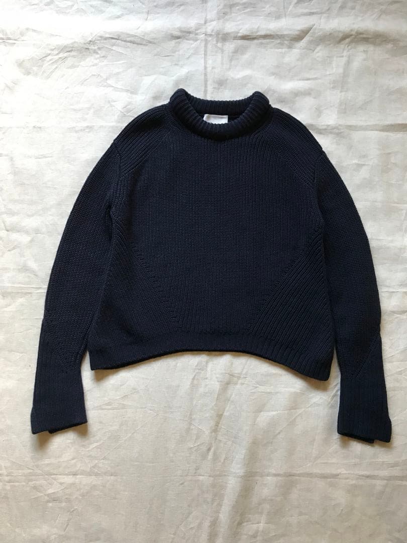 3.1 phillip lim フィリップリム ニット ネイビー ウール100% 中古・古着通販】3.1 phillip lim (スリーワンフィリップリム) ニット