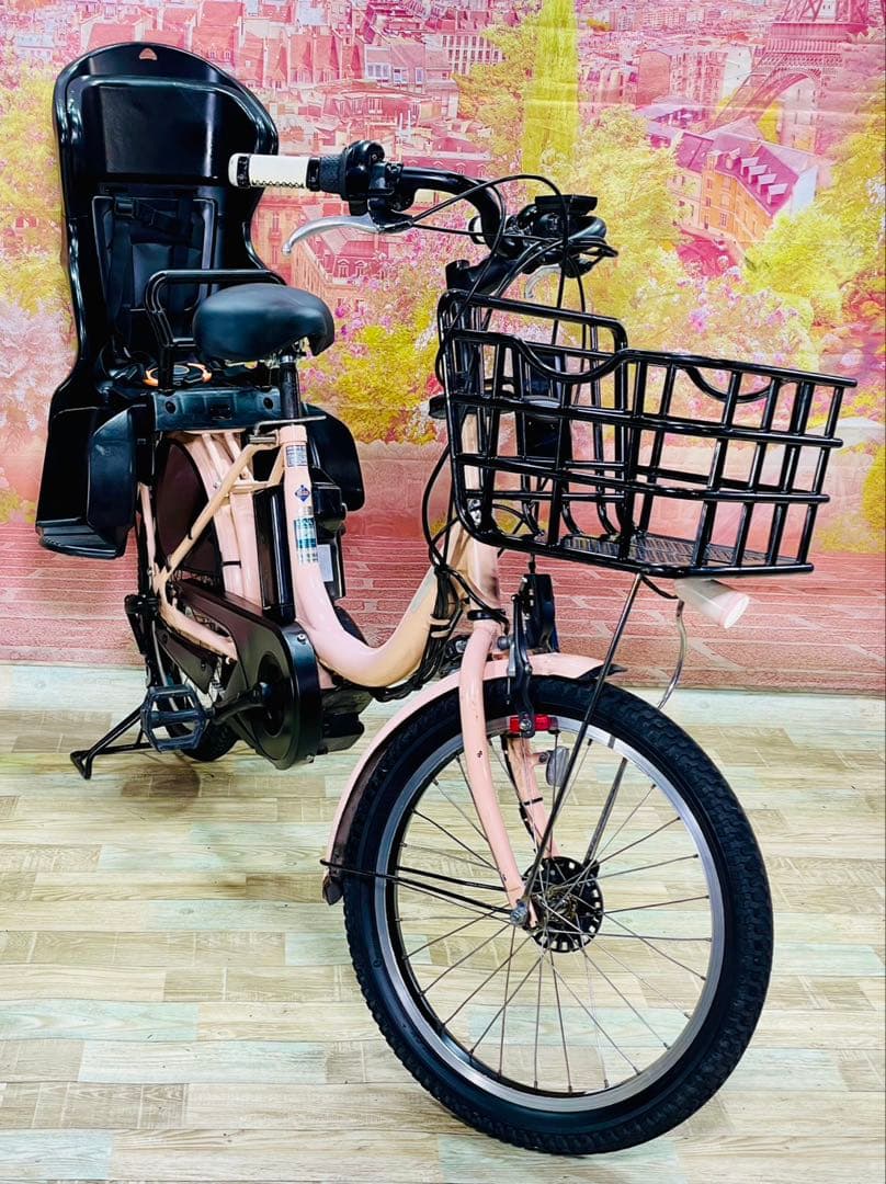 ZK3445 電動自転車 ブリヂストン ビッケ 子供乗せ 20インチ 送料無料