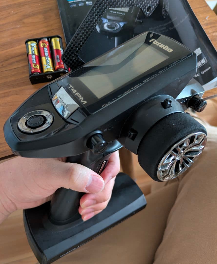 Futaba T-4PM(設定用電池パック付属、説明書付き)