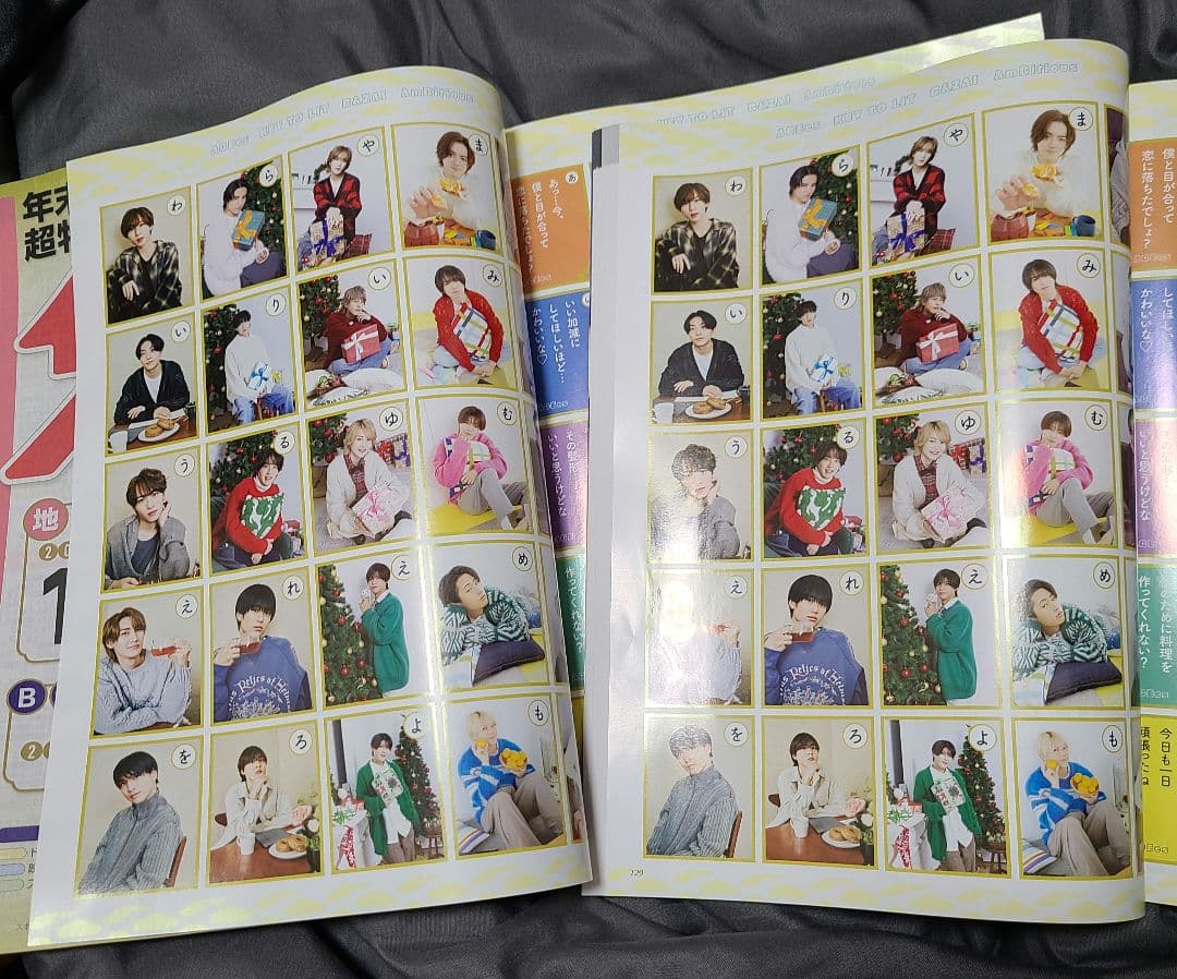 TVガイド ザテレビジョン お正月超特大号 証明写真 ジュニアメロかるた