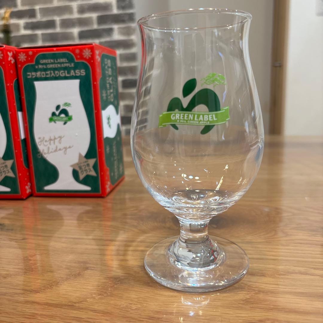 淡麗グリーンラベル　ミセスグリーンアップル　　コラボグラス