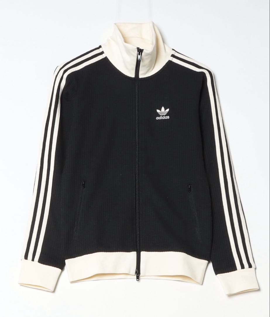 り*く様 adidas ジャージジャケット ブラック/ホワイト adidas（アディダス） ジャージ トラックジャケット/ジャージ スリー