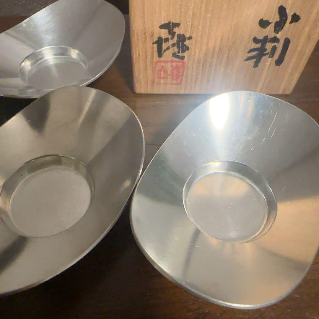 喜山 錫 小判 茶托 共箱 煎茶道具 茶道具 茶托 茶道 工芸品 㐂 - メルカリ