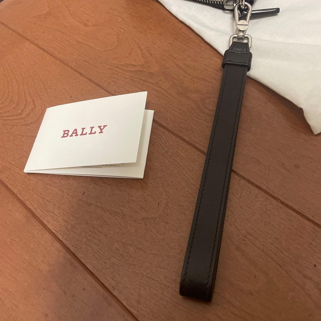 BALLY ダークブラウン トラベルウォレット