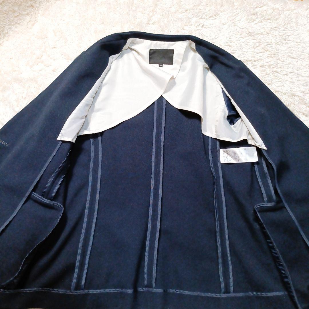 大きめサイズ ICB レディースセットアップ ネイビー カラーレス パンツ