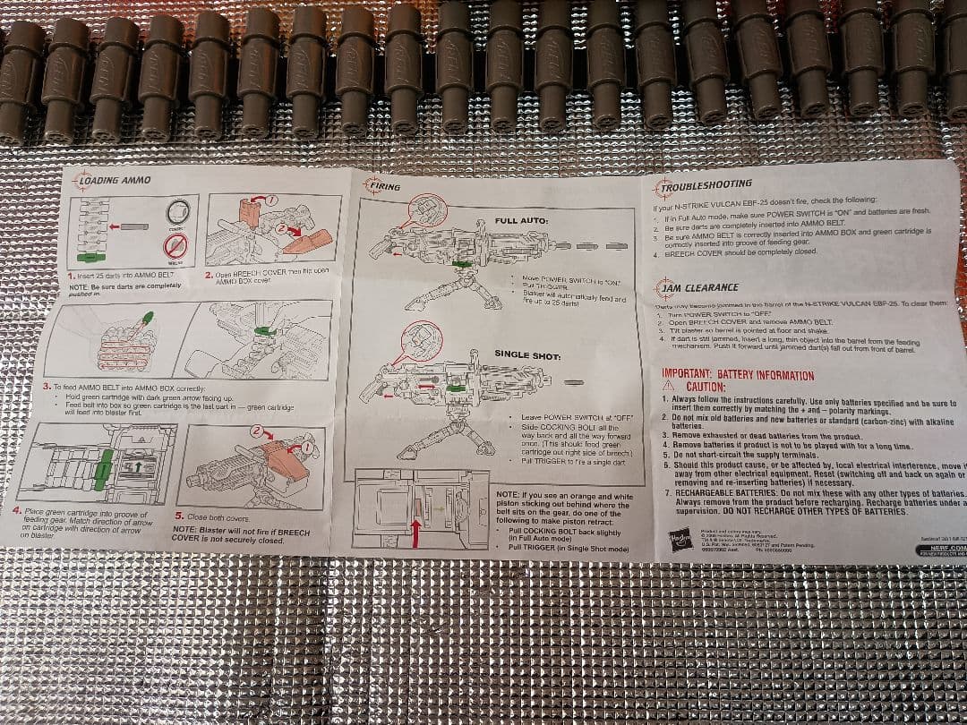ナーフ　バルカン　NERF VULCAN ESP-25