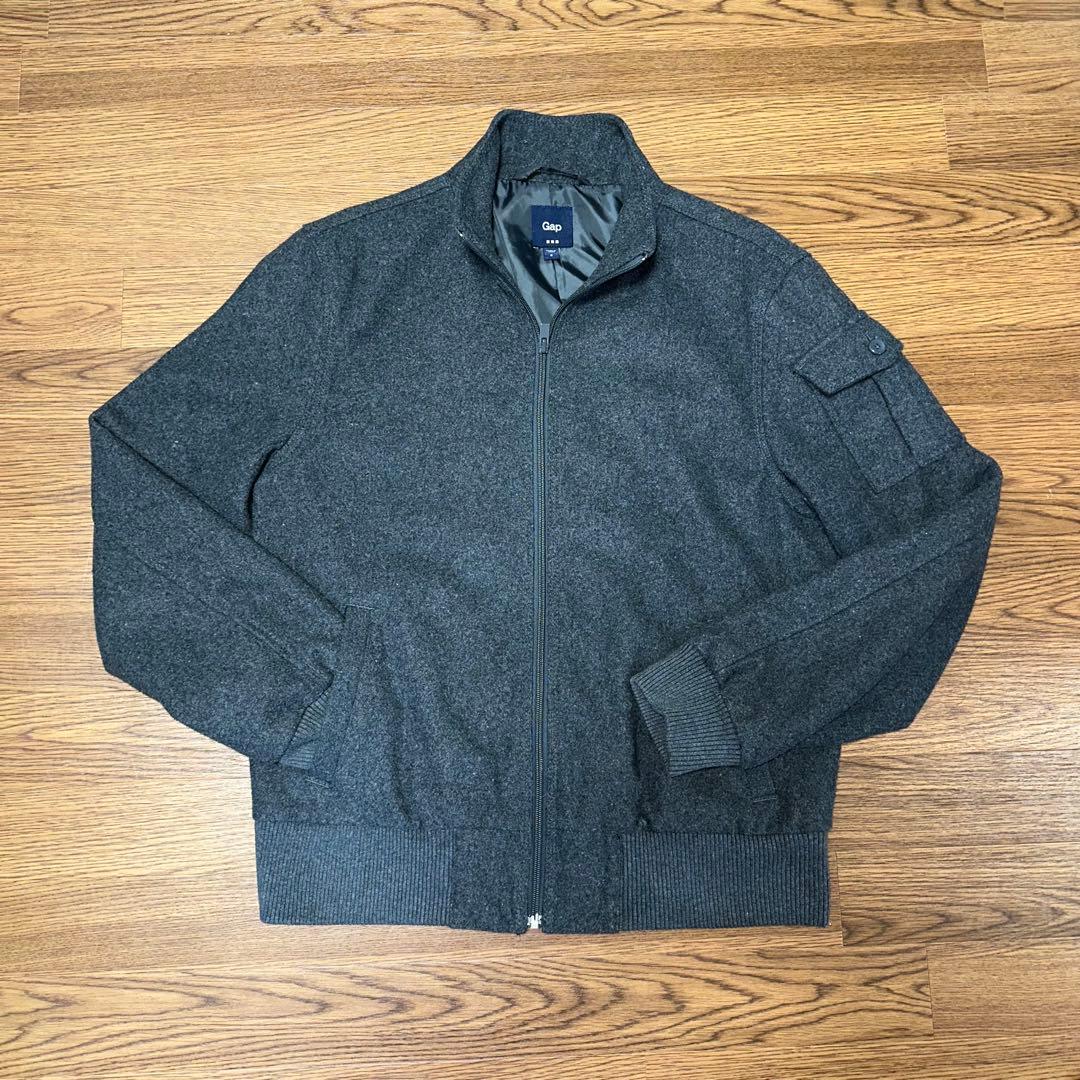 00s old gap wool jacket gray size:s - メルカリ