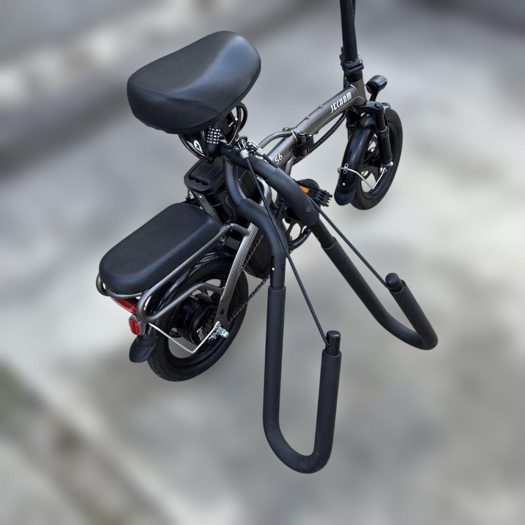 SEKAIMEN - JECHAM 折りたたみ自転車 電動アシスト シルバー