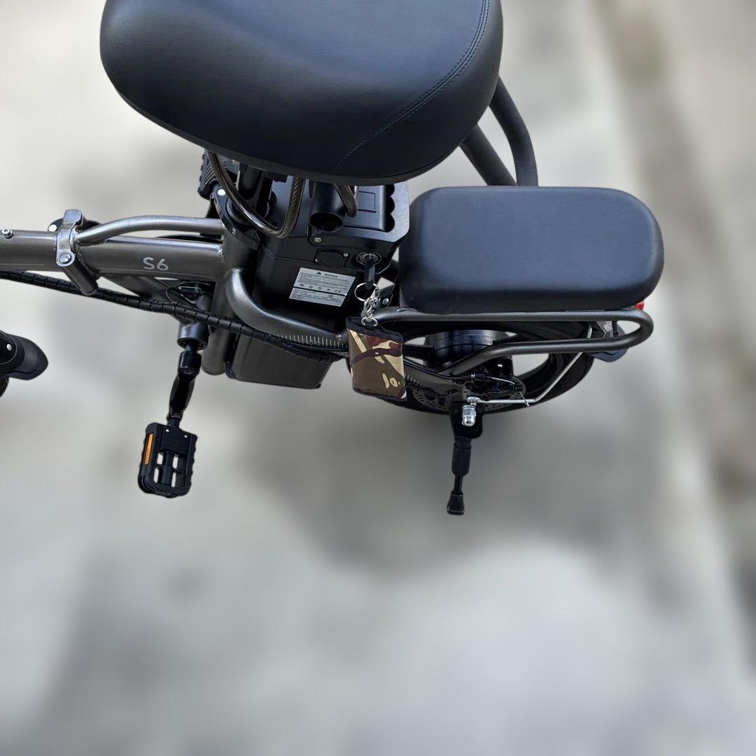 SEKAIMEN - JECHAM 折りたたみ自転車 電動アシスト シルバー