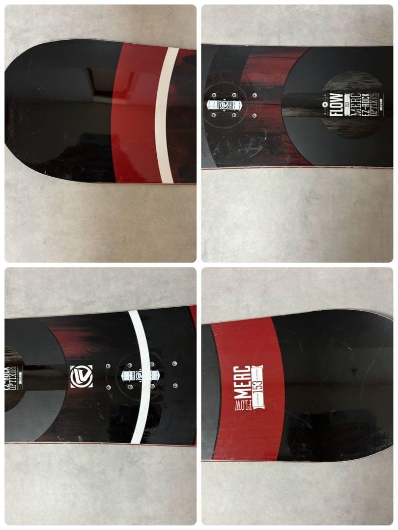 FLOW メンズ スノーボード ビンディング付 初心者 グラトリ