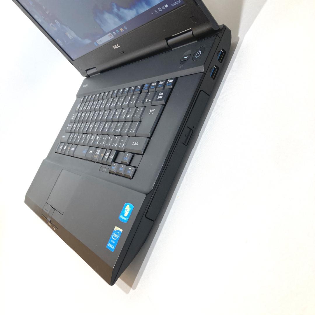 訳あり✨快適i3・大画面・DVD✨黒✨すぐ使えるノートパソコン◇T508-2