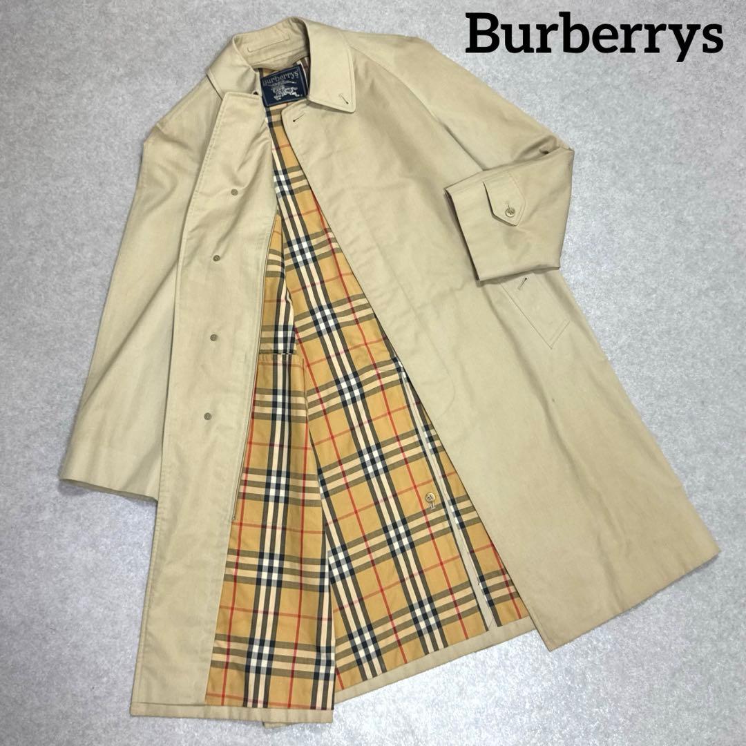Burberrys バーバリーズ 内ノバチェック ステンカラーコート ベージュ