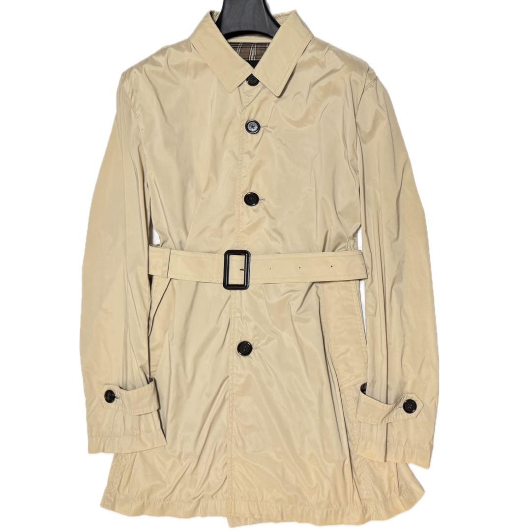 バーバリーブラックレーベル×クレストブリッジ ナイロンスプリング