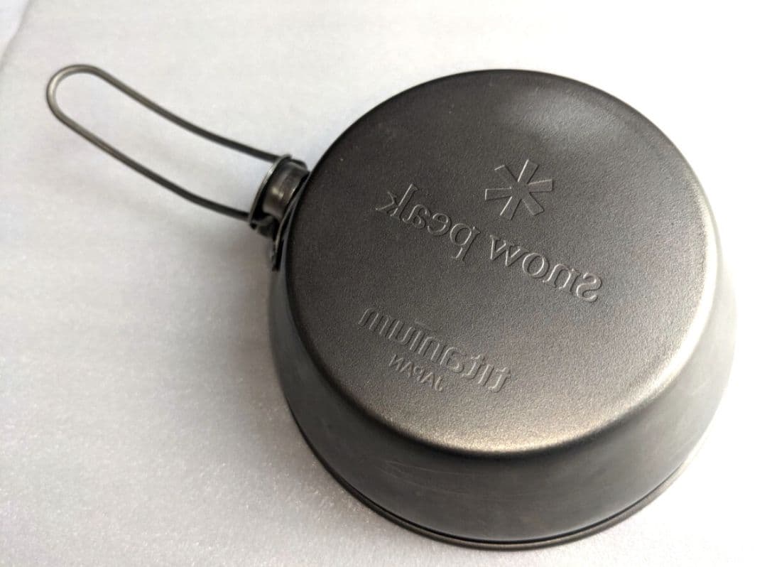 3点】スノーピーク チタン ワッパー 、旧ロゴ シングルマグ 450